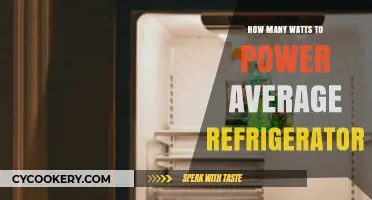 Average Refrigerator Power Needs: Understanding Wattage for Efficient Cooling