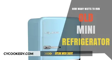 Powering Your Vintage Mini Fridge: Wattage Requirements Explained