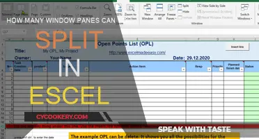 Maximizing Excel: Splitting Window Panes