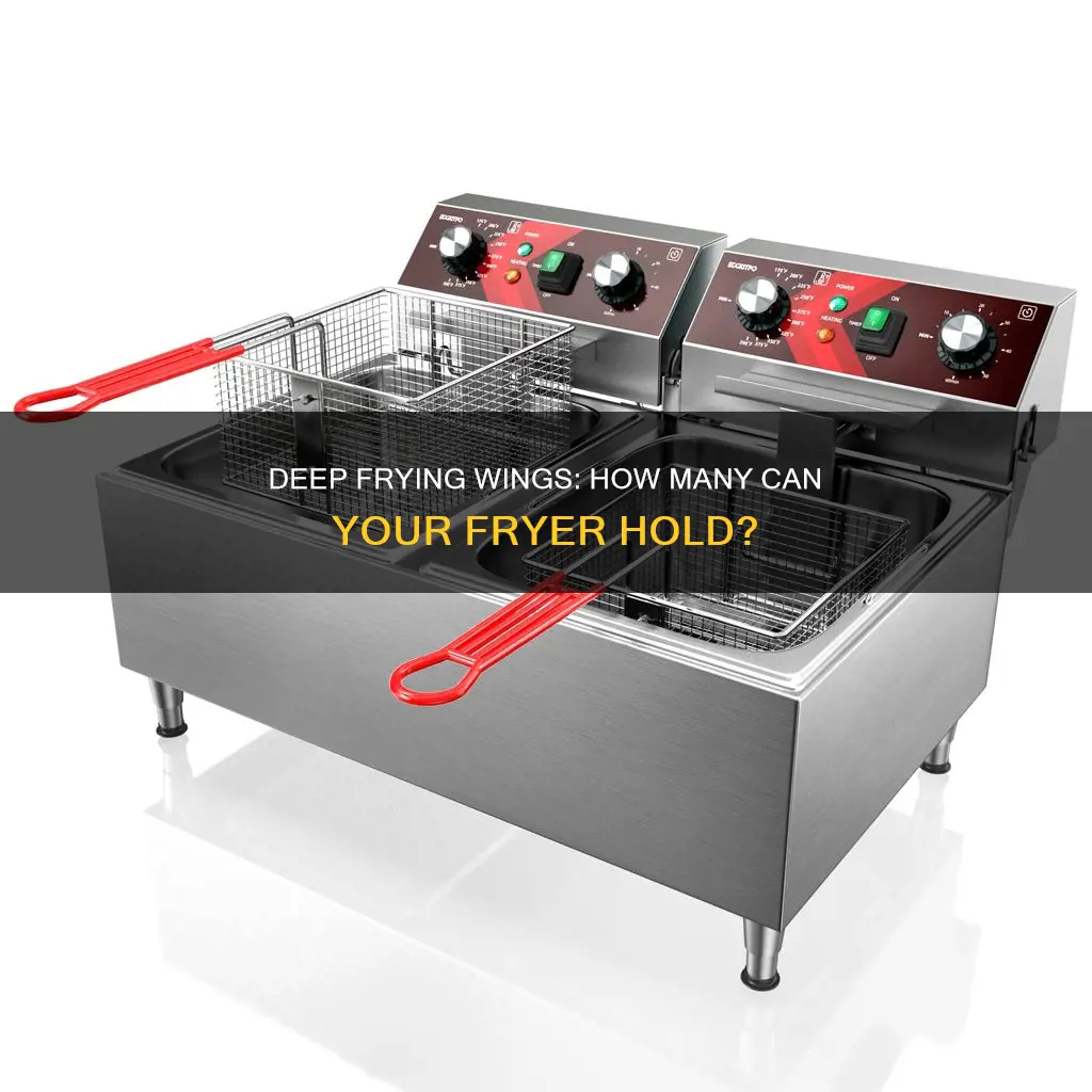 how many wings can an electric deep fryer hold