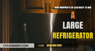 Powering Your Large Fridge: Understanding Electricity Wattage Requirements
