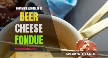 Cheese Fondue: Beer's Alcoholic Influence Explored