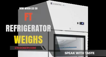 What’s the Weight of a 22 Cu Ft Refrigerator?