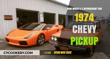 1974 Chevy Pickup: Cost of R-12 AC Refrigerant Explained