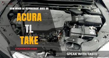 Acura TL 2005 AC Refrigerant Capacity: How Much is Needed?
