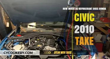 2010 Honda Civic AC Refrigerant Capacity: How Much is Needed?