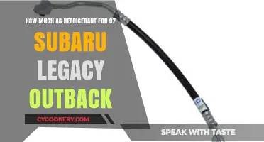AC Refrigerant Guide: 1997 Subaru Legacy Outback Capacity Explained