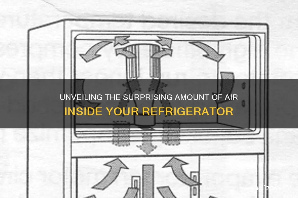 how much air is in a refrigerator