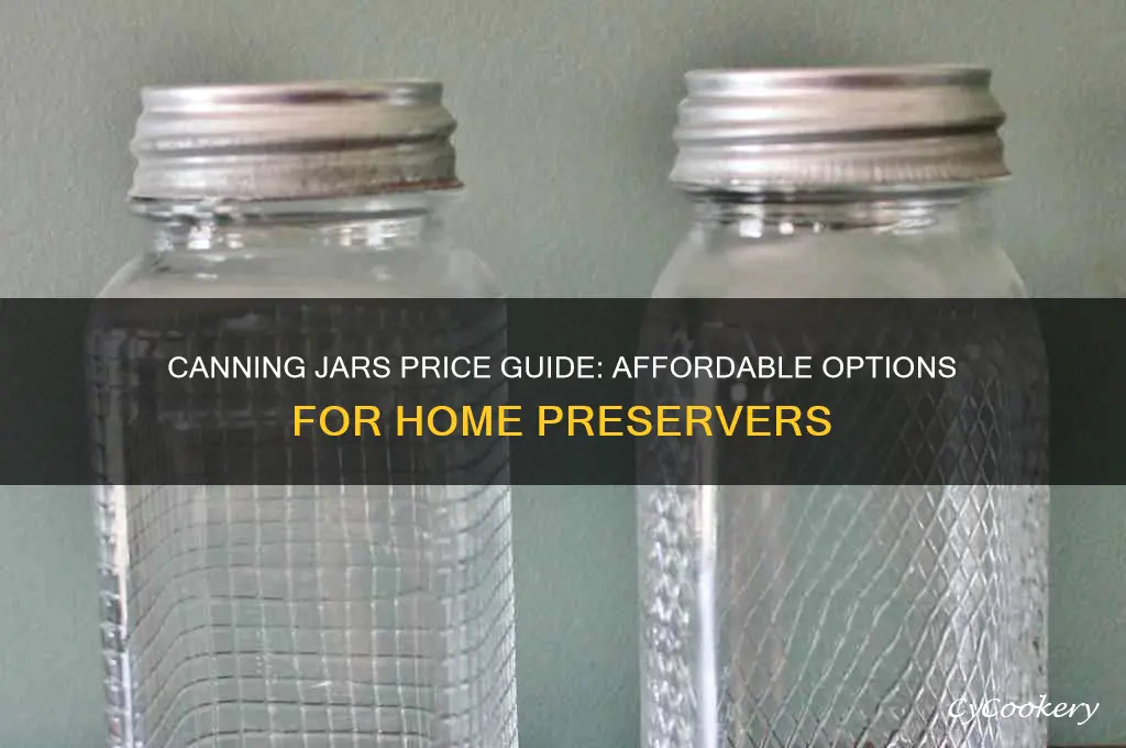 how much are canning jars