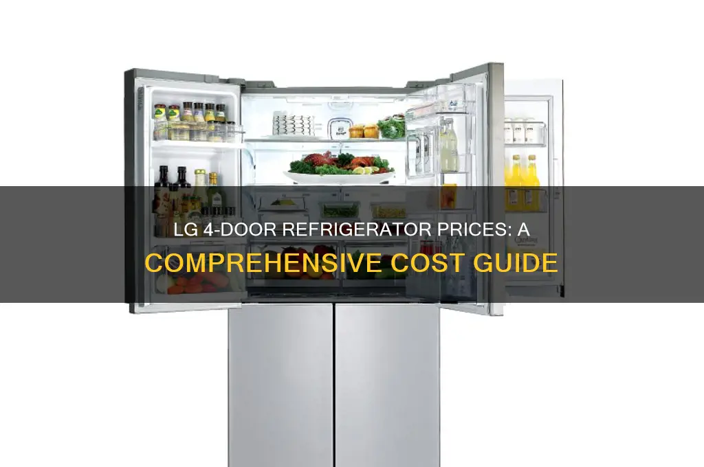 how much are lg 4 door refrigerators
