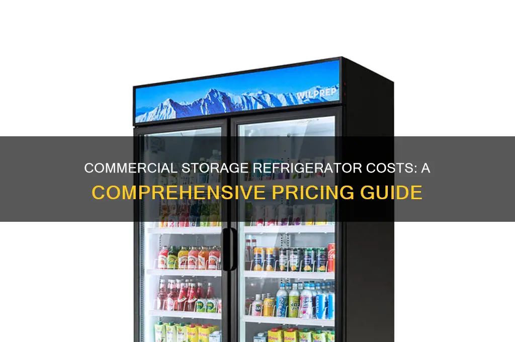 how much are storage refrigerator for commercial buildings