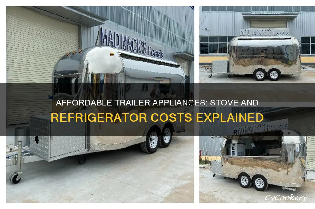 how much are stoves and refrigerators for trailers