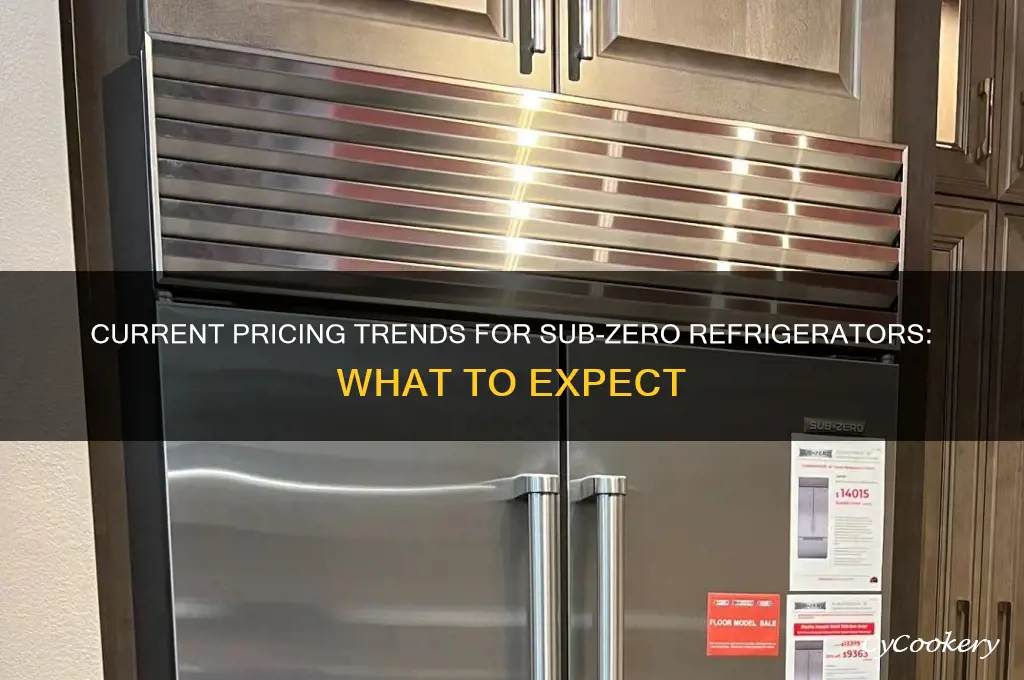 how much are sub-zero refrigerators these days