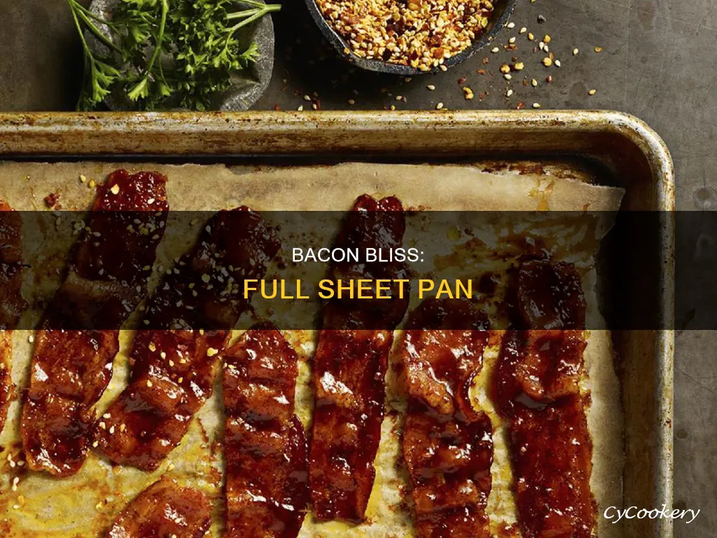 how much bacon on a full sheet pan