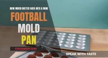 Mini Football Treats: Batter Quantity