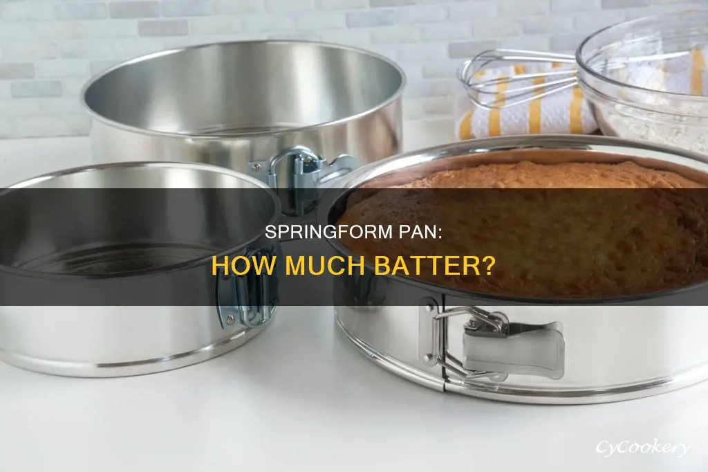 how much batter in springform pan