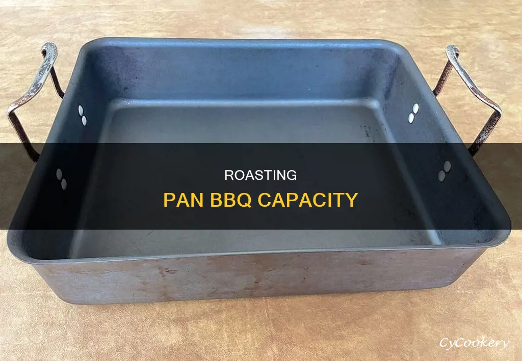 how much bbq does raosting pan hold