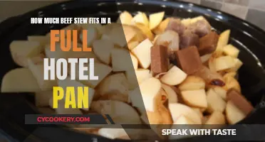 Beef Stew: Hotel Pan Capacity