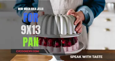 Jello Bulk for a 9x13 Pan