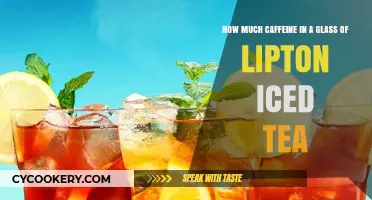 Caffeine Content in Lipton Iced Tea: A Glass-by-Glass Breakdown