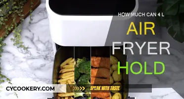 Air Fryer Capacity: 4L Holds How Much?