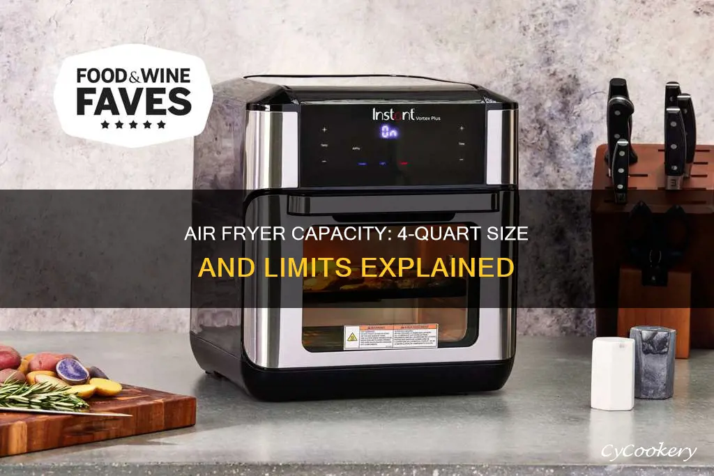 how much can a 4 qt air fryer hold