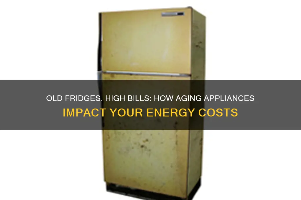 how much can an old refrigerator affect the electric bill