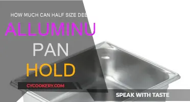 Deep Aluminum Pans: How Much Can Half Hold?