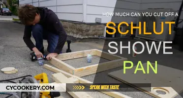 Adjusting a Schluter Shower Pan: How Much Can You Cut?
