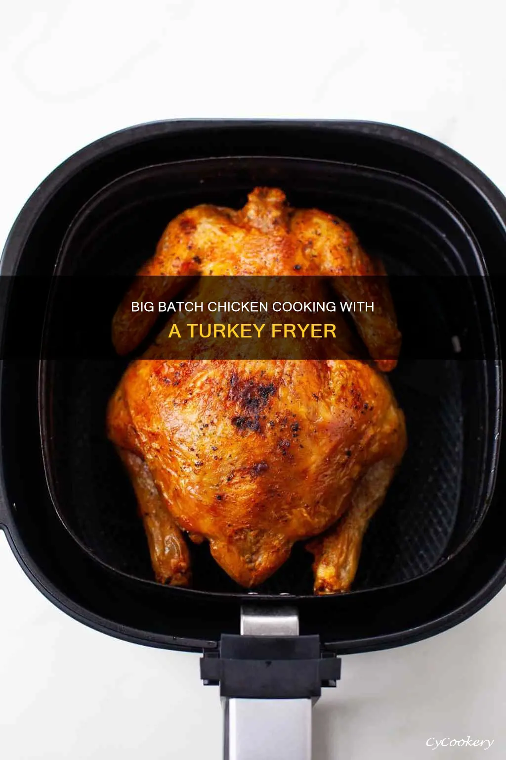 how much chicken can be cooked in a turkey fryer