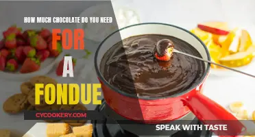 Chocolate Fondue: How Much Do You Need?