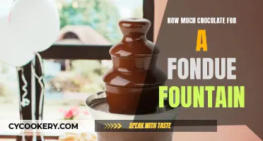 Chocolate Fondue Fountains: How Much Chocolate Do You Need?