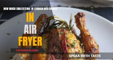 Air-Fried Cornish Hen: How Much Cholesterol?