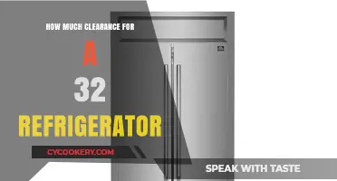 Optimal Clearance for a 32-Inch Refrigerator: A Comprehensive Guide