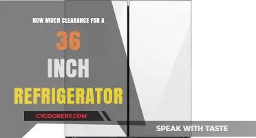 Perfect Fit: Ideal Clearance for Your 36-Inch Refrigerator