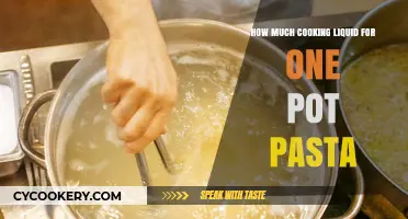 Cooking One-Pot Pasta: How Much Liquid is Needed?
