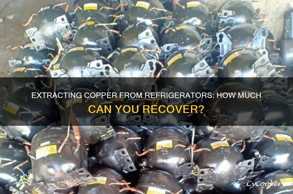 how much copper can u get from a refrigerator