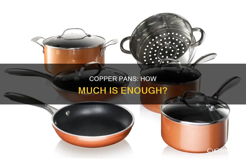 how much copper needs to be present in a pan