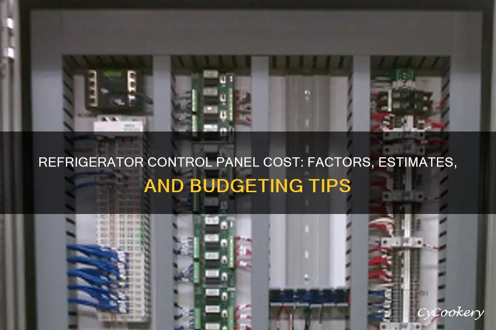 how much cost a control panel of a refrigerator