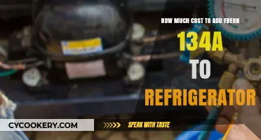 Freon 134a Refrigerator Recharge Cost: What to Expect