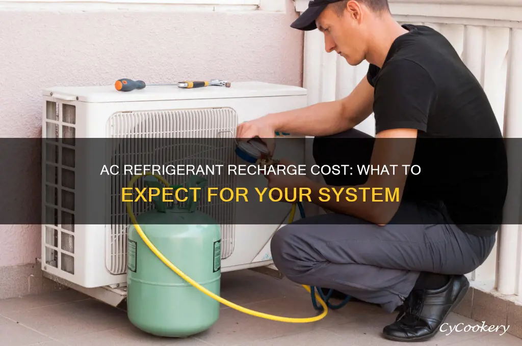 how much cost to fill refrigerant in ac