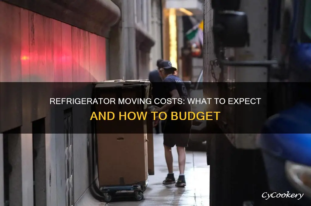 how much cost to move a refrigerator