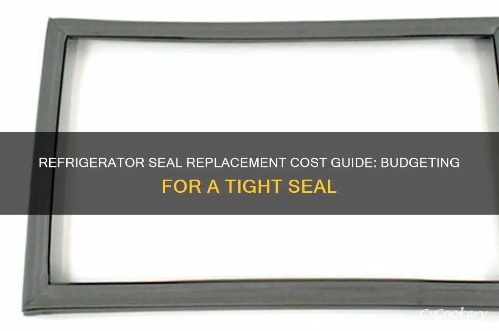 how much cost to replace refrigerator seal