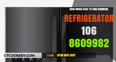 Kenmore Refrigerator 106.8609982: Annual Running Costs Explained