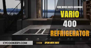 Gaggenau Vario 400 Refrigerator: Unveiling Its Premium Price Tag