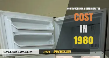 1980 Refrigerator Prices: A Look Back at Appliance Costs