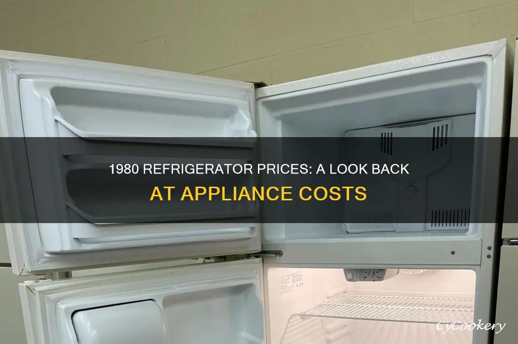 how much did a refrigerator cost in 1980