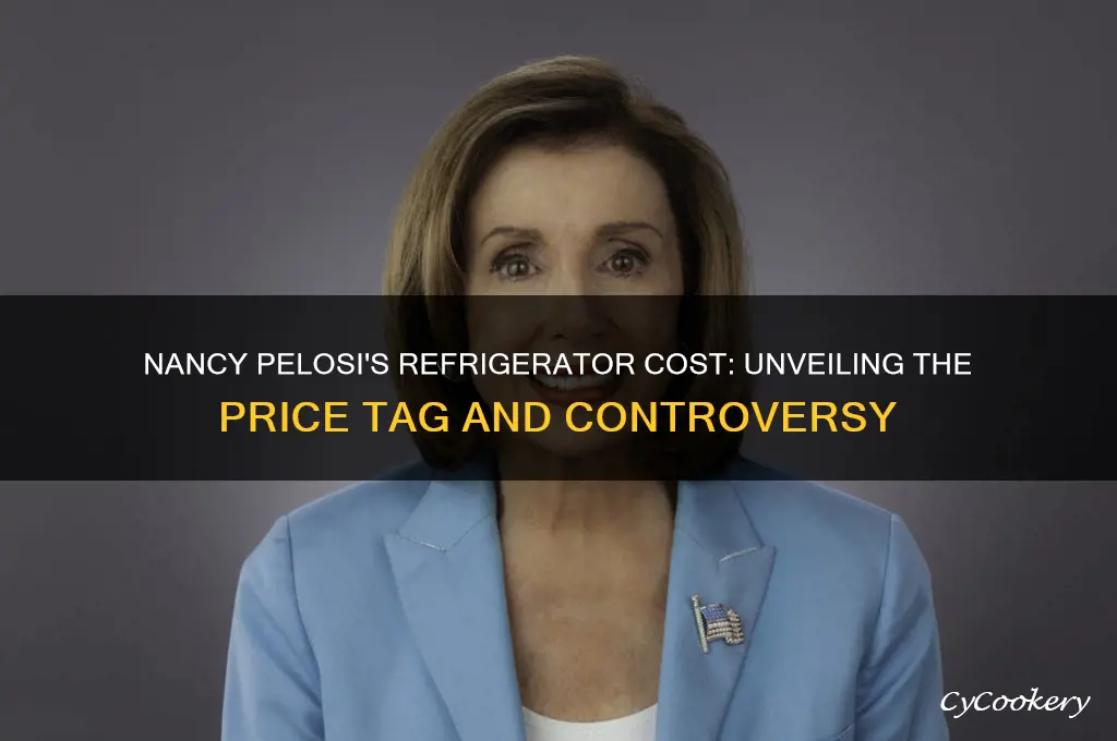 how much did nancy pelosi refrigerator cost