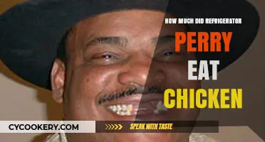 Refrigerator Perry's Chicken Consumption: Uncovering the Surprising Amount He Ate