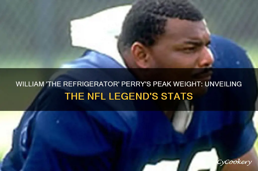 how much did william refrigerator perry weigh